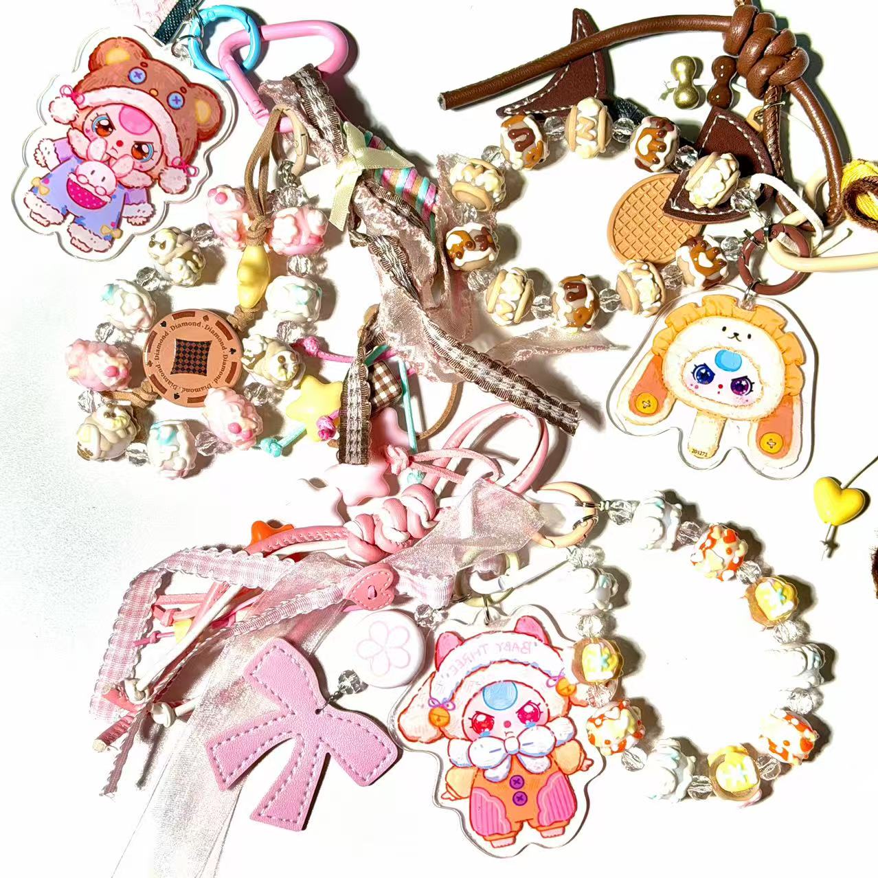 Porte clés Fille de 3 ans