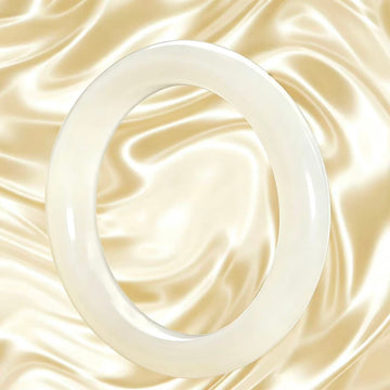 Bracelet en néphrite blanche
