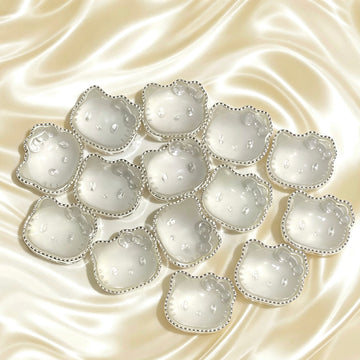 【BOGO】Charm Coffret Hello Kitty en cristal blanc naturel