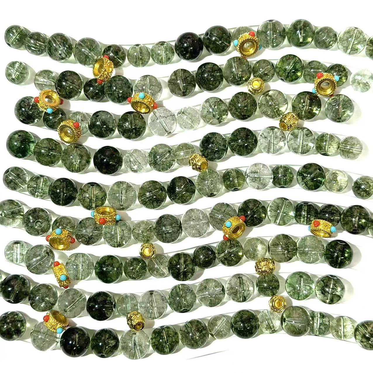 C109 Quartz fantôme vert