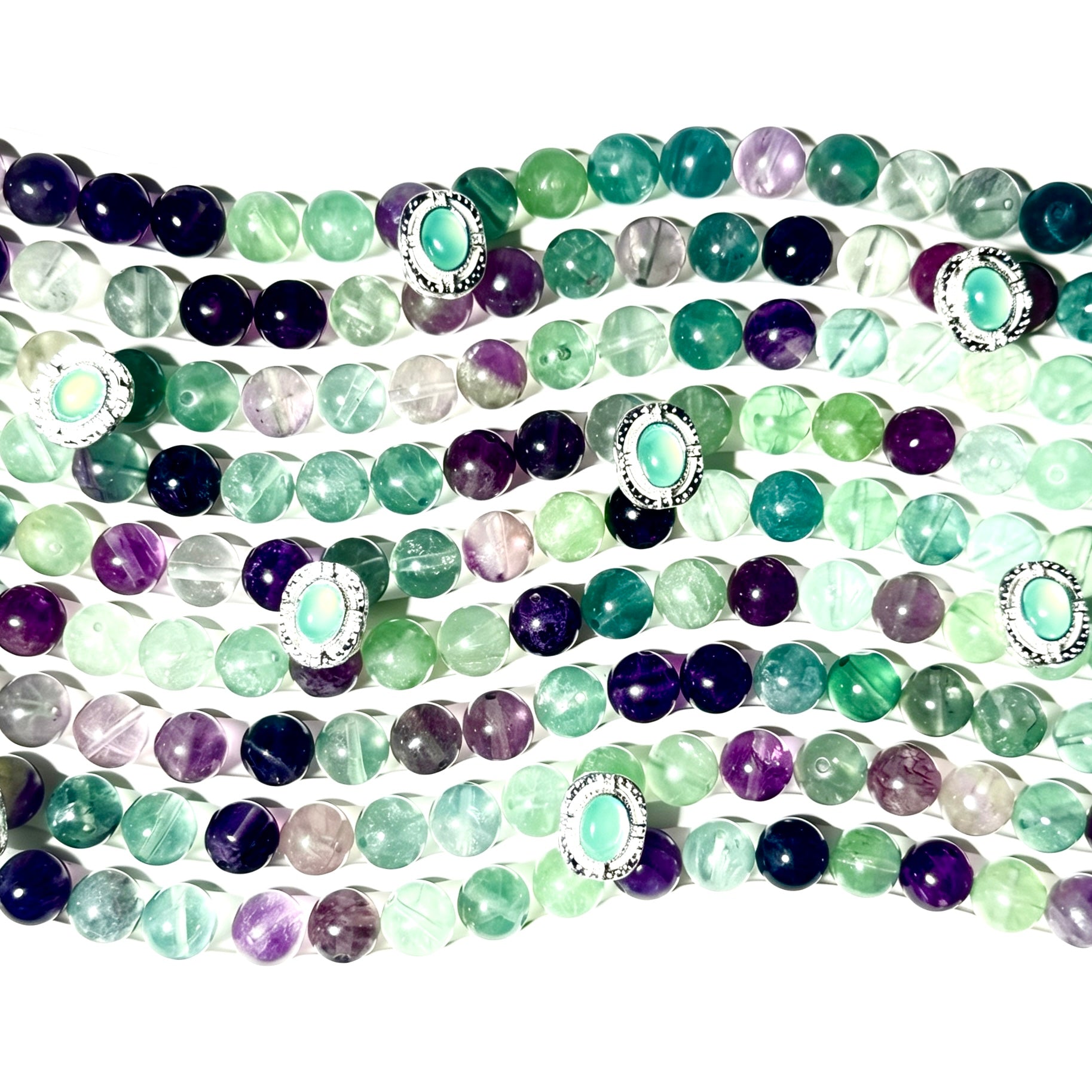 C466 Fluorite Multicolore 10mm