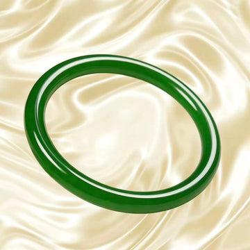 Bracelet en néphrite verte de Hetian