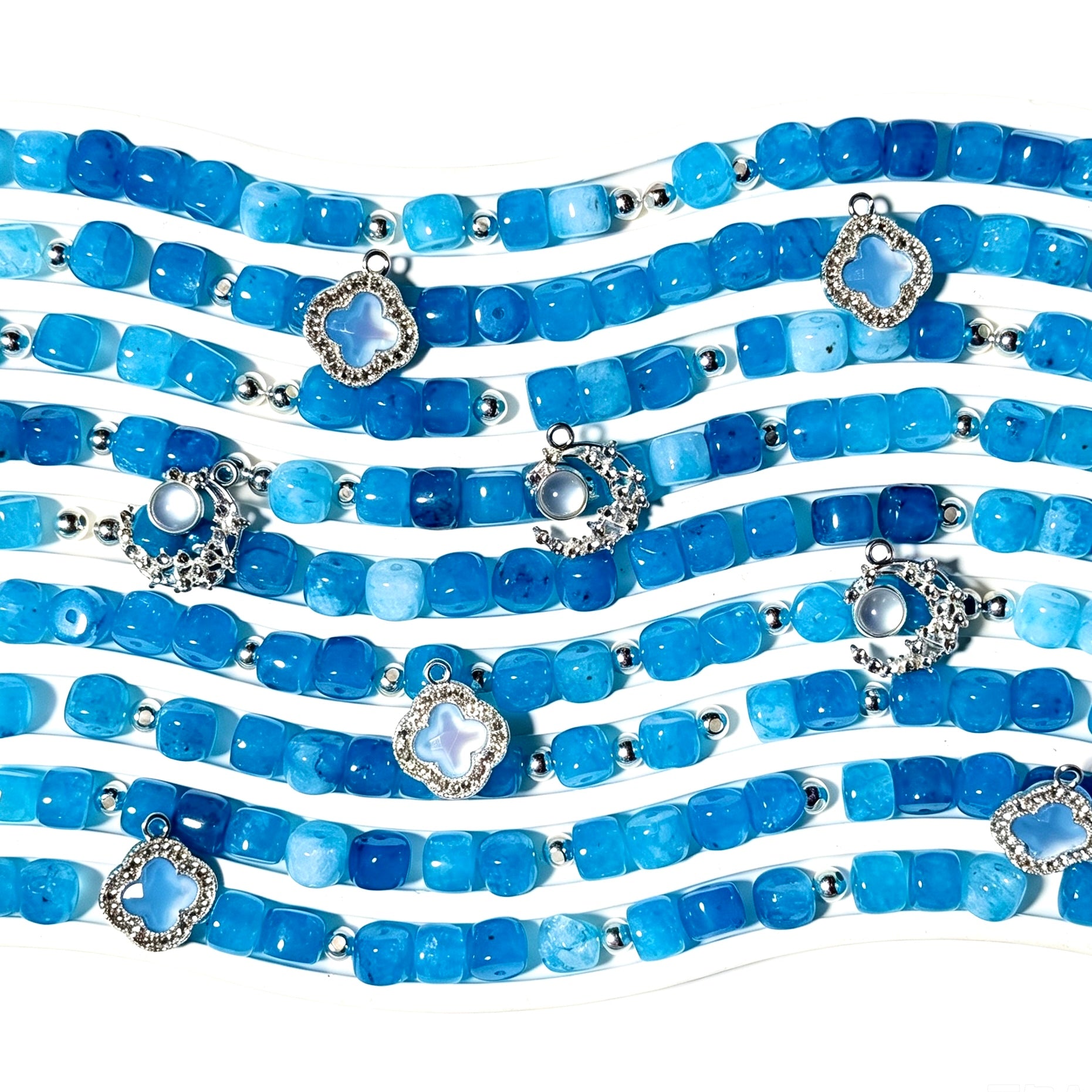 C554 Cristal Lagon d’Azur 7*8mm
