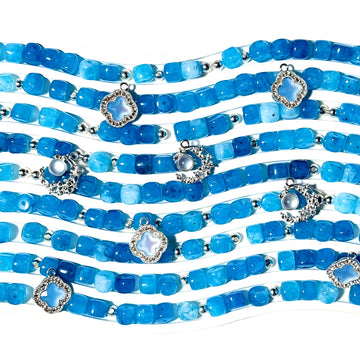 C554 Cristal Lagon d’Azur 7*8mm
