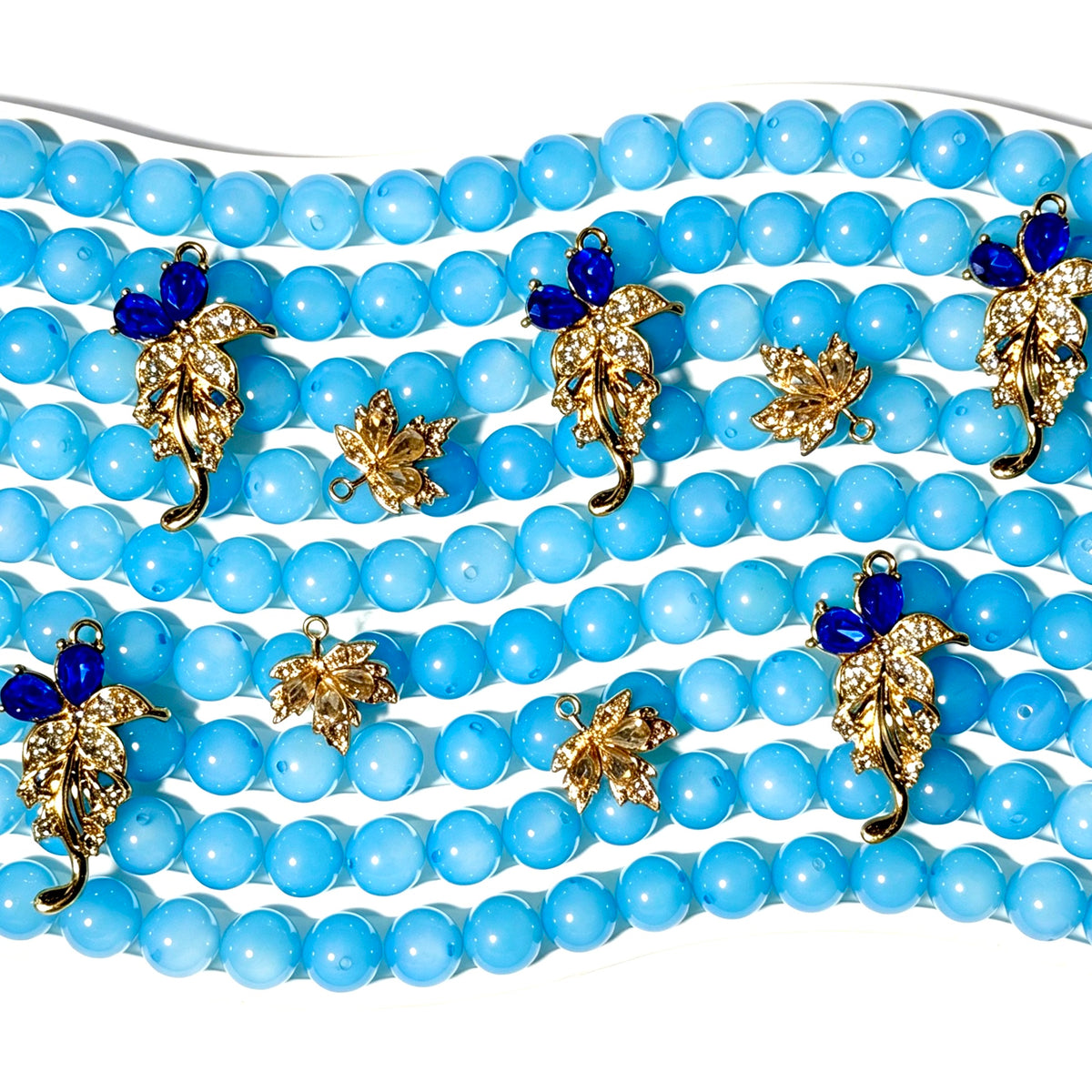 【Dernier Sachet】C526 Agate Céleste 10mm