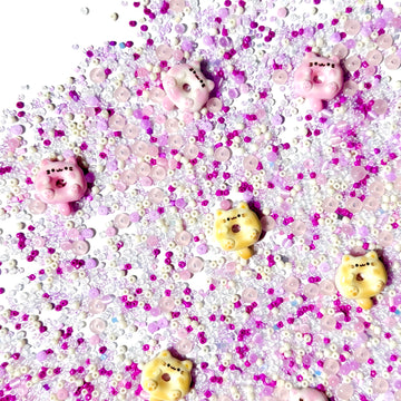 T462 Tiny Chaton Rose Pêche