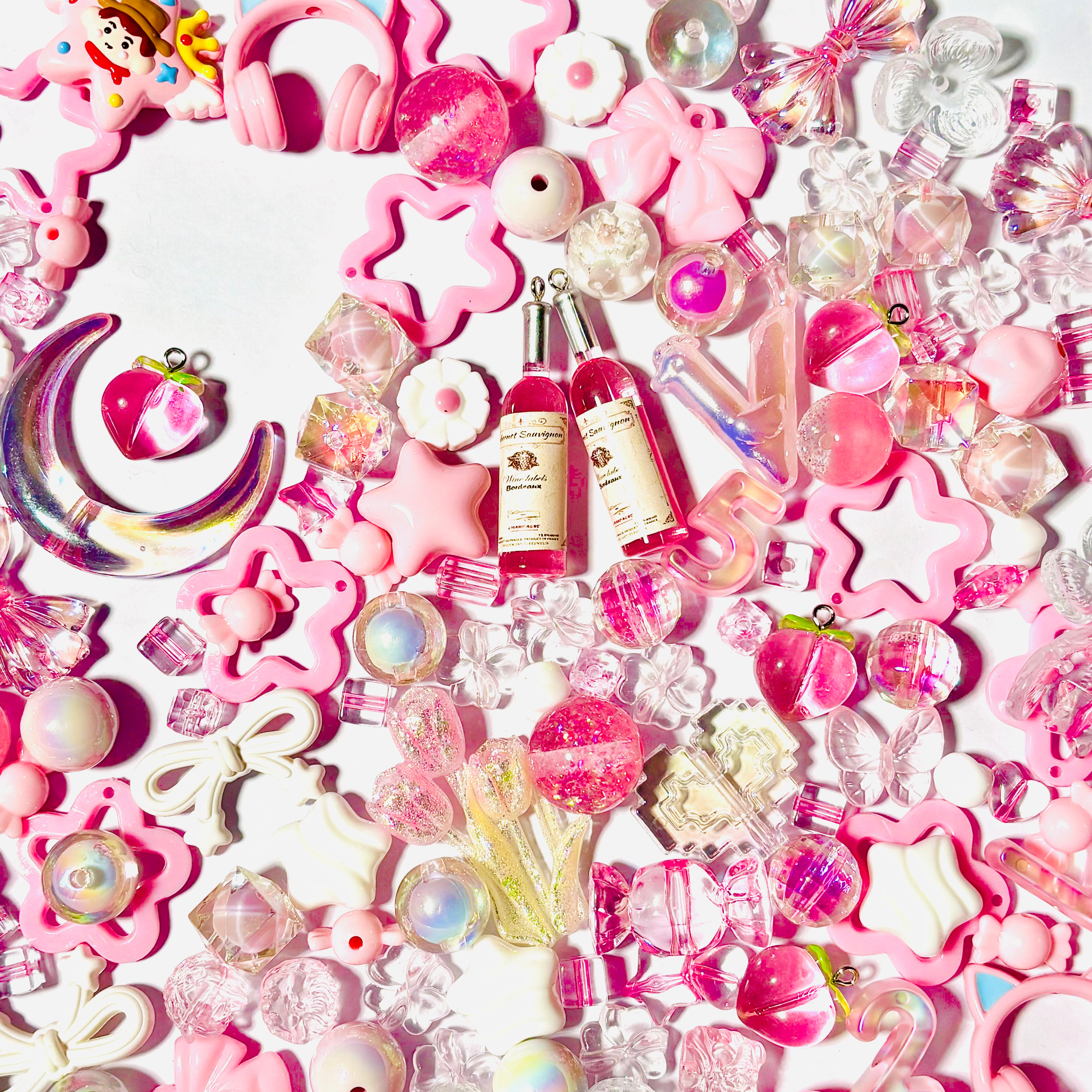 【BOGO】L327 Bulles de pêche blanche