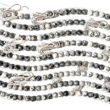 【BOGO】C176 Cristal Gris Élégant 6mm