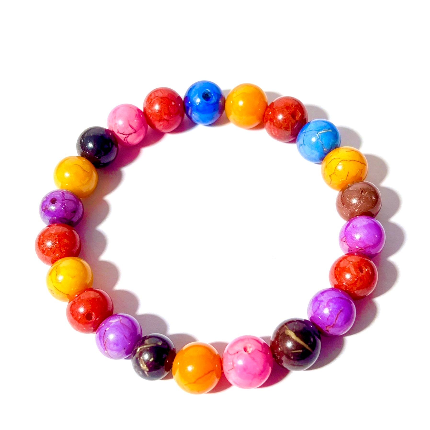 【BOGO】L387 Perles Bonbon Fil Doré